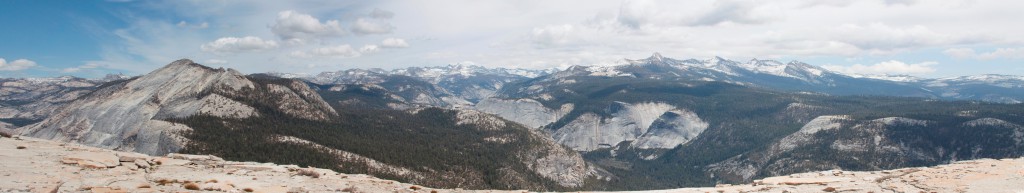 Half Dome Top SW View